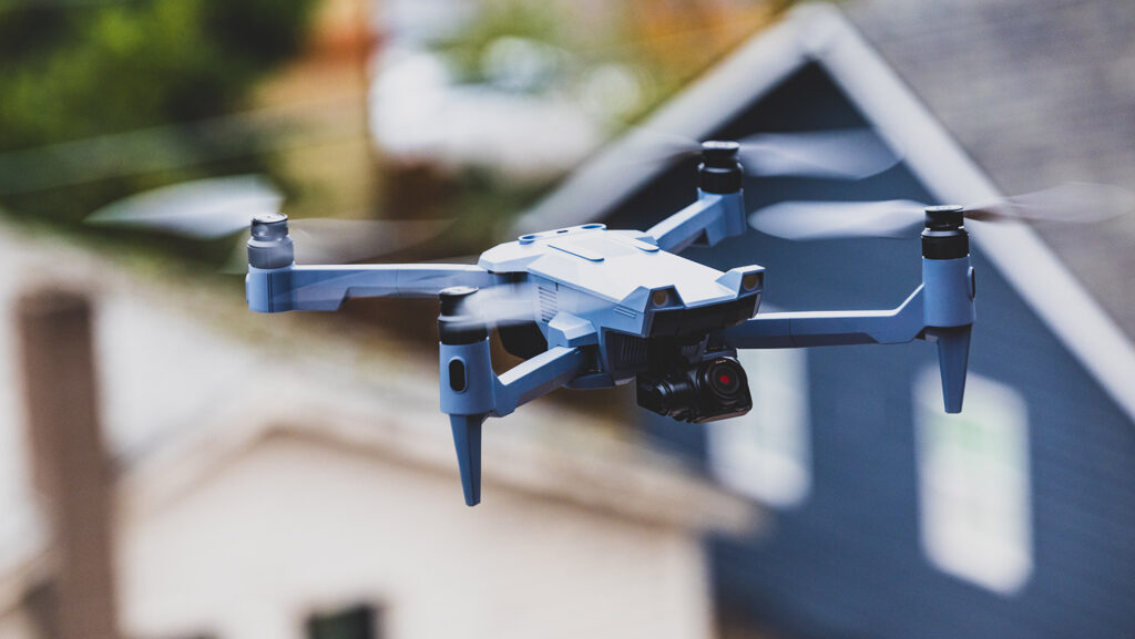 Soten ACSL Flying near houses in learning center page